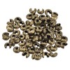 uxcell 150pcs Crimp Bead Covers, 5mm/0.2" Half Round Open Crimp