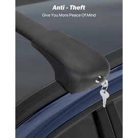 JOYTUTUS Lockable Roof Rack Cross Bars Compatible with Hyundai Palisade SE SEL XRT Limited Calligraphy 2019-2025 with Rails, Aluminum Crossbar for Cargo Bag Kayak Bike Skiboard Luggage Rack