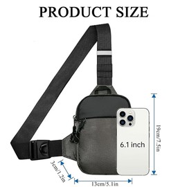 YingStar Cross Body Bag Men Crossbody Bag Men Travel Sling Bag Shoulder Bag Small Man Bag Chest Bag Men Side Bag Purse Pouch Bag Boys Cross Body Bumbags Sling Nylon Crossbody Chest Bag