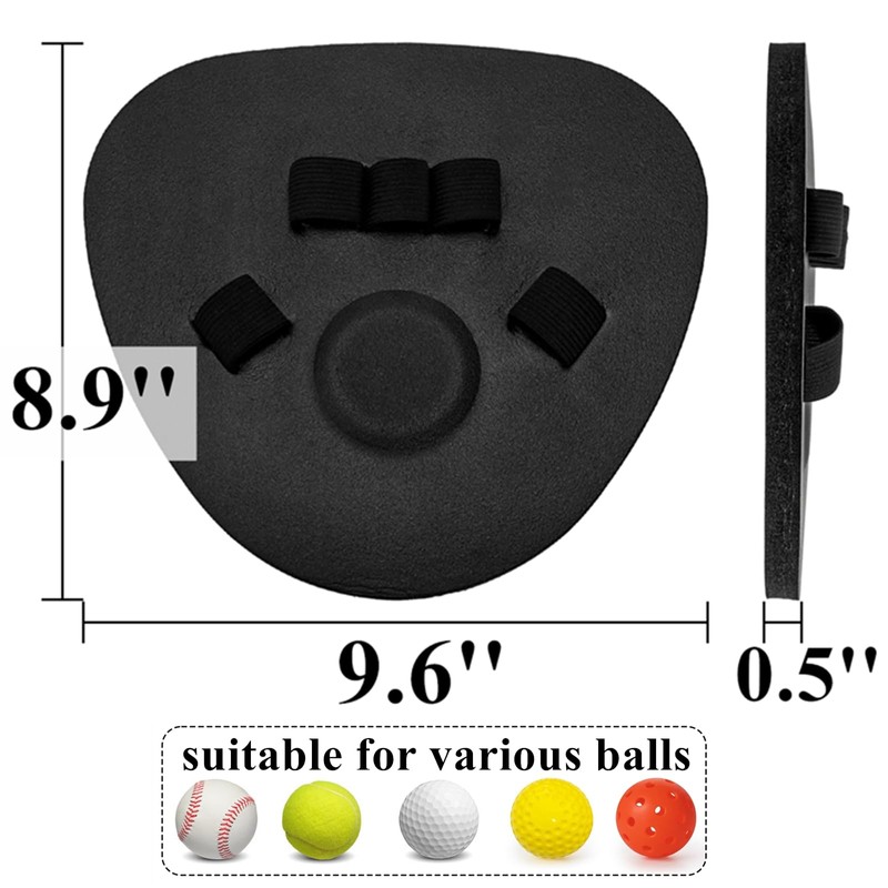 Tebery 4 Pack Baseball Training Glove, Flat Design Foam Fielding