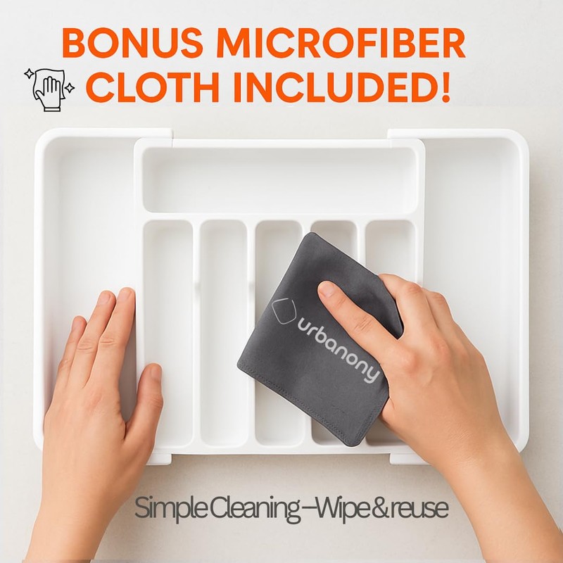 Urbanony Besteck-Organizer (weiß)