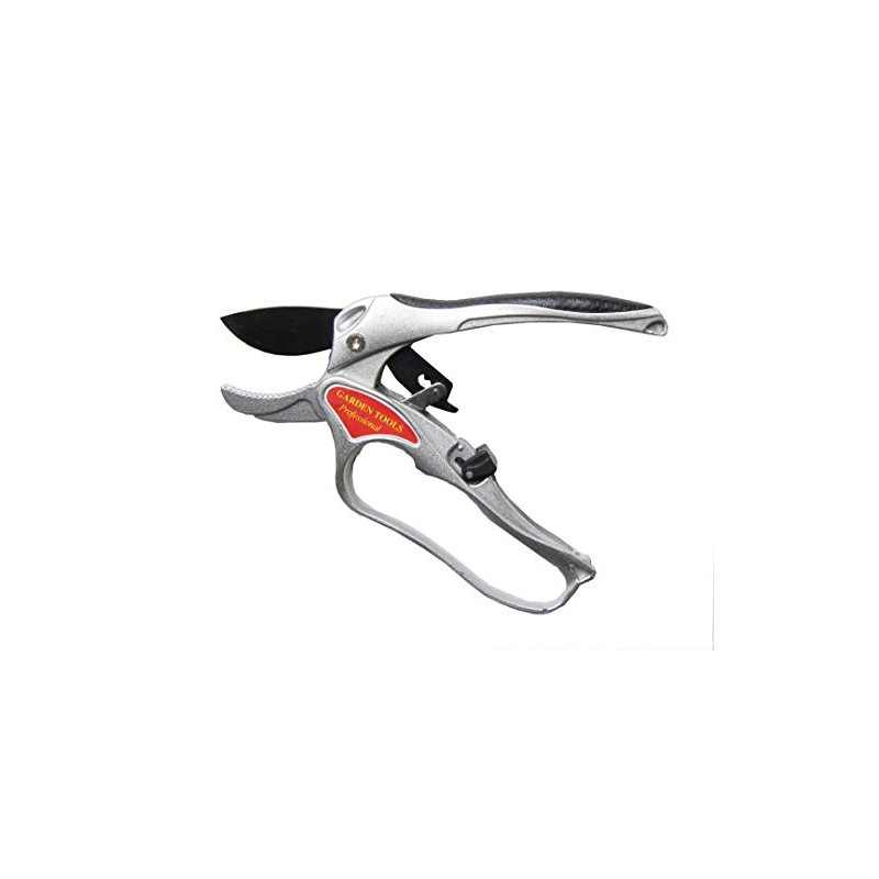Ratchet Hand Pruner 8 Inch - Aluminium Anvil Pruning Shears