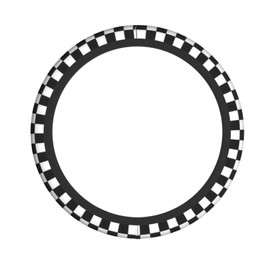 Black and White Checkered Race Flag Steering Wheel Cover Checkerboard Steering Wheel Covers Non-Slip Car Steering Wheel Protection Covers Women Men Car Accessories Universal 15 Inch Fit for Suvs Cars