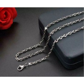 Handmade MOON PENTAGRAM Sterling Silver Necklace 20" Italy chain Pendant charm gold bag