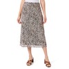 Printed Mesh Skirt, Creamy Brown, 38