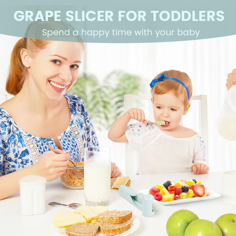 AOOTE Grape Slicer for Baby, Fruit Slicer for Toddlers, Stainless