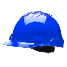 Bullard 3-Rib Vector Safety Helmet, Type II Including 4-pt Ratchet Suspension, Kentucky Blue