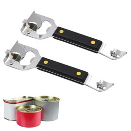 HLCM Bottle Opener - Manual Can Opener - Versatile 4-In-1 Can Opener for Kitchen Restaurants and Camping Trips (2)