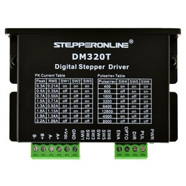 STEPPERONLINE Digital Stepper Motor Driver 0.3-2.2A 10-30VDC Stepper Motor Driver for Nema 8,11,14,16,17 Stepper Motor CNC