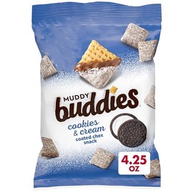 Muddy Buddies Cookies and Cream 4.25 oz (Pack of 7)