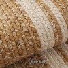 RCTJHOME 2x3 Oval Braided Entryway Rug Natural Color Farmhouse Kitchen