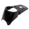 Unbranded Vivid Black Fuel Tank Dash Console Fit For Harley