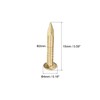 uxcell Small Tiny Brass Nails 2x15mm for DIY Decorative Pictures