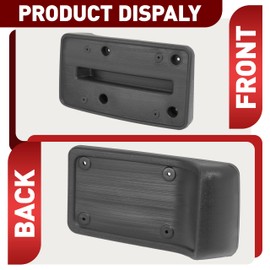 JMTAAT Rear License Plate Holder Bracket Compatible with 1997-2006 Jeep Wrangler TJ License Plate Mounting Frames Replacement for 55174994 Black Plastic