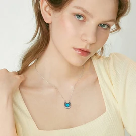 Horseshoe Cranium Urn Necklace Sterling Silver Horseshoe Cranium Urn Pendant Necklace Urn Jewelry for Women