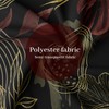 soeeao Black and Dark Red Shower Curtain Boho Mid Century