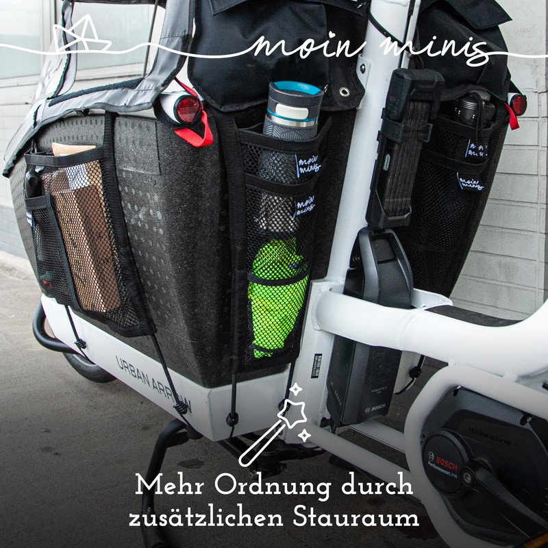 moin minis Rear Luggage Net for Urban Arrow Family Cargo