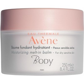 Eau Thermale Avene Moisturizing Melt-in Balm, Shea Oil Body Butter, Non-Greasy, Non-Sticky, Quick Absorbing, 8.4 oz.