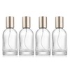 ROHIJALE 50ml/1.7oz Clear Glass Spray Bottles 4 Pack, Refillable Fine