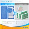 KEEPOW Microfiber Mop Pads for Swiffer Sweeper Mops, Reusable &