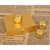 DS.DISTINCTIVE STYLE Aluminum Alloy Dice 5 Pieces 16mm Portable Metal