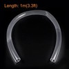 sourcing map PVC Clear Vinyl Hoses 28 mm I.D. 34