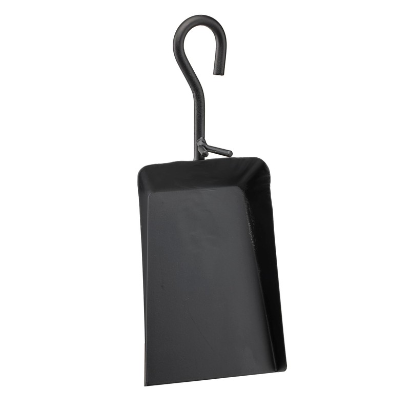 UniFlame Black Fireplace Ash Shovel and Brush Set with Pan