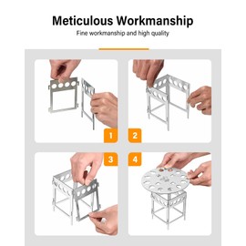 YEFU Fire Pit Heat Deflector for Solo Mesa Stove, Portable Heat Diffuser for 5 inch Tabletop Firepit Captures and Redirects Warmth, Detachable Burner Cover Accessories