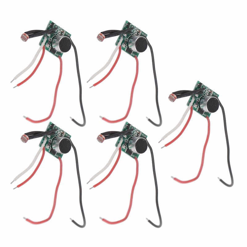5Pcs Sound Control Switch Module Solar Light Sensor Module Circuit