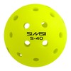 SIMSII S-40 Outdoor Pickleball Balls - 40 Holes, Approved by