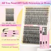 Eyelash Extension Kit 320PCS Lashes Clusters 30D+40D Lash Extension Kit