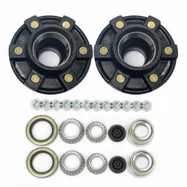LIBRA Set of 2 Trailer Idler Hub Kits 6 on 5.5 for 5200-6000 lbs Axle - 22019K