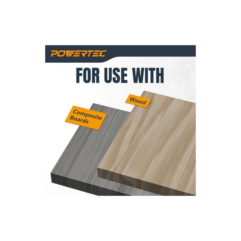 POWERTEC Edge Deck Screw Jig with 3 Board Spacing Options,