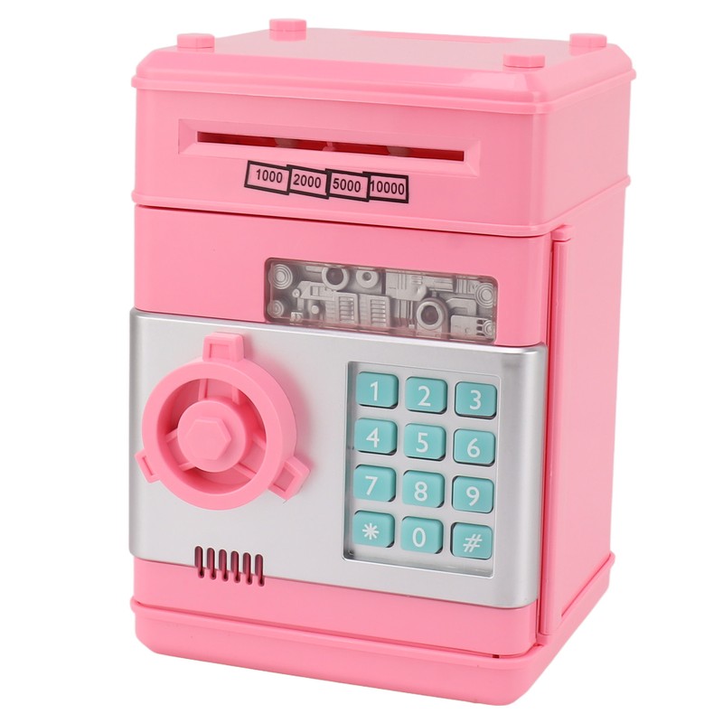 2 Modes ATM Piggy Bank Digital Electronic Paper Money Coins