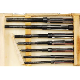 SHARS 7 PC 1/4" to 15/32", 8/A-2/A, Adjustable Blade Hand Reamer Runner Set 404-7379 M)