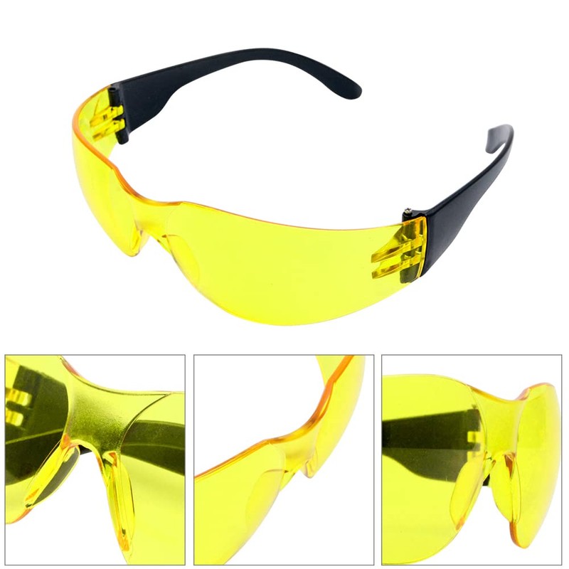 4PCS Safety Glasses, Anti-Fog and Anti Scratch Reduction Coating, Reinforced