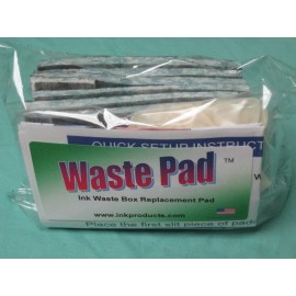 Inkproducts Compatible Ink Maintenance Box Replacement Pad Kit For Epson  T-6711, T-6710