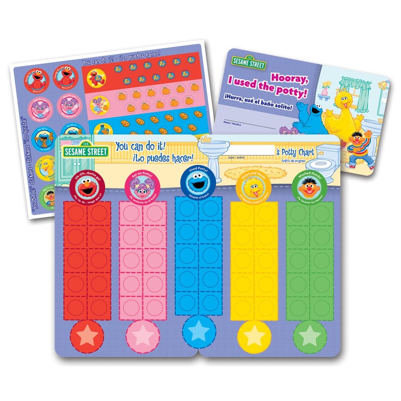 Ginsey Sesame Street Potty Training Rewards Kit, Promote Good Potty