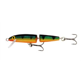 Rapala Jointed Lure, Size 05, 2" Length, 3'-5' Depth, 2 Number 10 Treble Hooks, Perch, Per 1