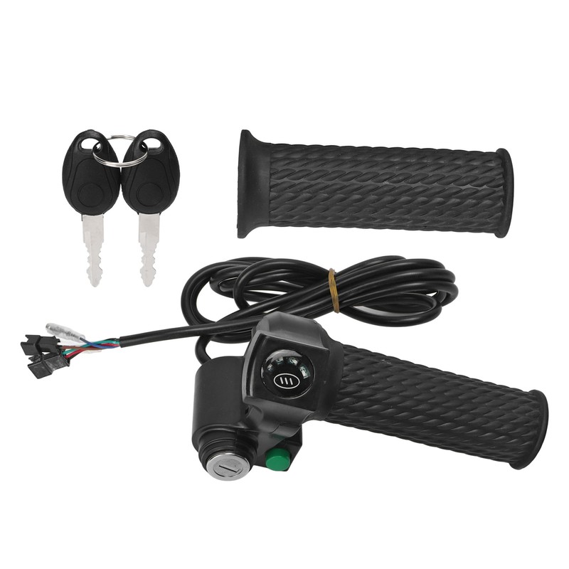 2 PCS Electric Bike Throttle Grip Kit Speed Control Grip