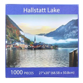 Puzzle Mate - Hallstatt Lake - 1000 Piece Jigsaw Puzzle