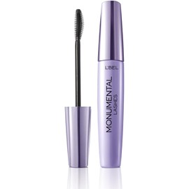 L’BEL Máscara de Pestañas Monumental Lashes – 500% Más Volumen, Rizado 32H, A Prueba de Agua y Larga Duración