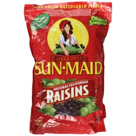 Sun Maid Natural California Raisins 30-Ounce (1.875 LBS.) 850.5 g (Pack of 2)