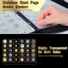Old Canal Coin Collection Book Holder for Collectors, Coin Storage