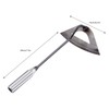 QUINTRA Grass Hoe Shaped Hollow Curved Small Hoe Household Garden