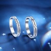 FANCIME Women's Men's Pair Ring, Star Love, Engagement Ring, Set