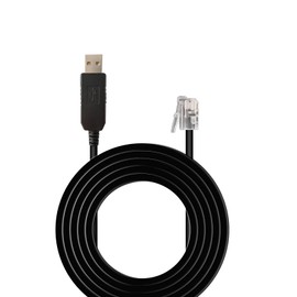 Radar Detector Power Cord for Beltronics, Escort Passport 9500ix, Uniden R3 R7 - RJ11 to USB Cable 6 FT