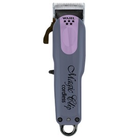 Wahl Professional 5 Star Magic Clip Cordless Clipper Stagger Tooth Blade Includes Attachments 100 Min Runtime Lavender Navy