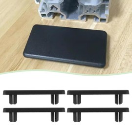 SG Store 10PCS 1640 Blck Aluminum Profile End Caps Plastic Extrusion End Cap Industrial 16x40mm for I-Slot 8 Aluminum Profiles