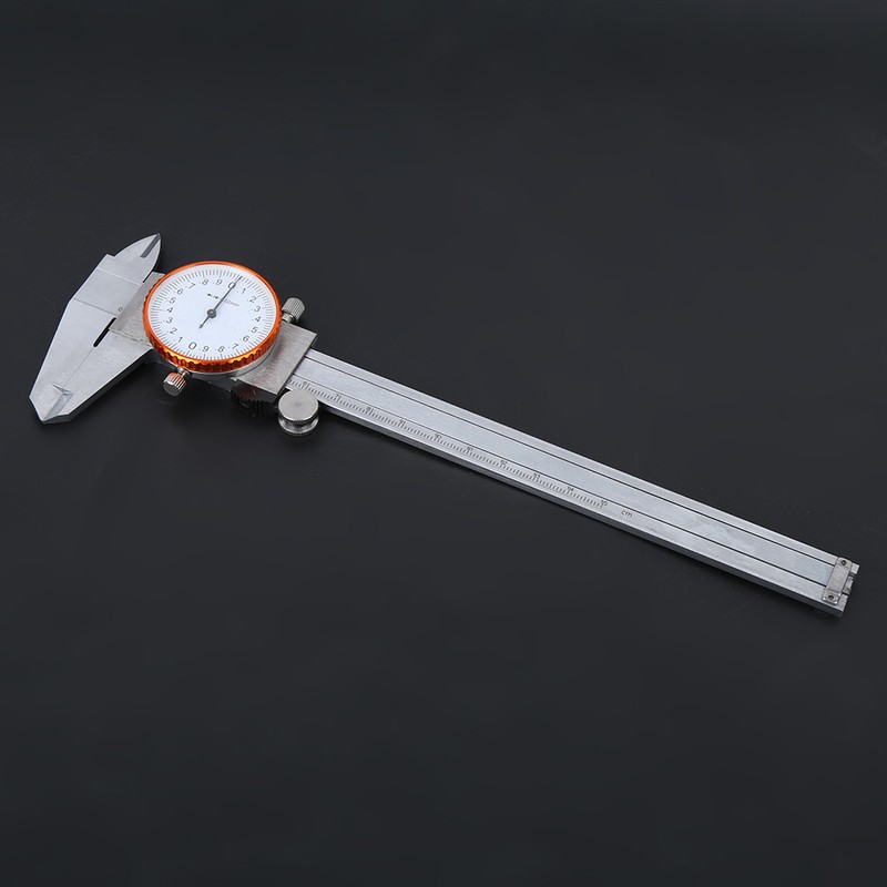 Aluminum Alloy Caliper 2-Way Shockproof Precision Measuring Tool with Dial